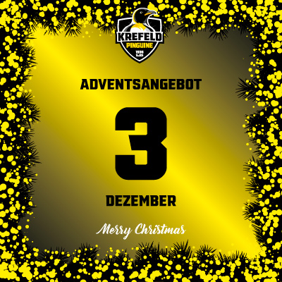 Adventsangebot am 03.12.2025 im Krefeld Pinguine Onlineshop