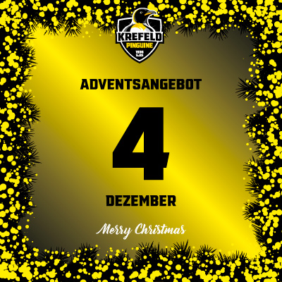 Adventsangebot am 04.12.2025 im Krefeld Pinguine Onlineshop