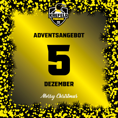 Adventsangebot am 05.12.2025 im Krefeld Pinguine Onlineshop