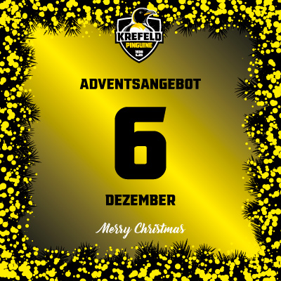 Adventsangebot am 06.12.2025 im Krefeld Pinguine Onlineshop