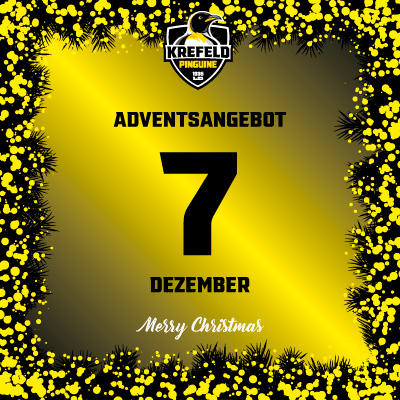 Adventsangebot am 07.12.2025 im Krefeld Pinguine Onlineshop