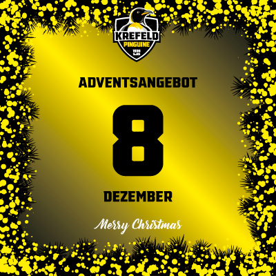 Adventsangebot am 08.12.2025 im Krefeld Pinguine Onlineshop