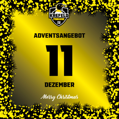 Adventsangebot am 11.12.2025 im Krefeld Pinguine Onlineshop