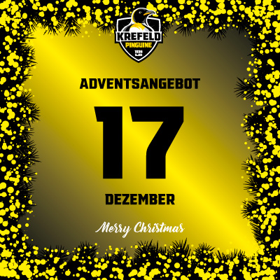Adventsangebot am 17.12.2025 im Krefeld Pinguine Onlineshop