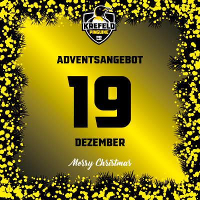 Adventsangebot am 19.12.2025 im Krefeld Pinguine Onlineshop