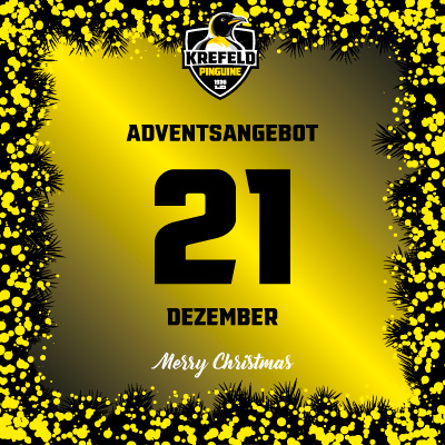 Adventsangebot am 21.12.2025 im Krefeld Pinguine Onlineshop