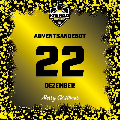 Adventsangebot am 22.12.2025 im Krefeld Pinguine Onlineshop