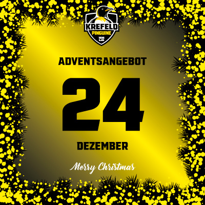 Adventsangebot am 24.12.2025 im Krefeld Pinguine Onlineshop