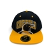 Krefeld Pinguine - Flat-Cap schwarz/gelb - PINGUIN - 55cm
