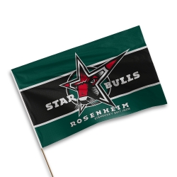 Starbulls - Fan Fahne Block - Logo - 150x100cm