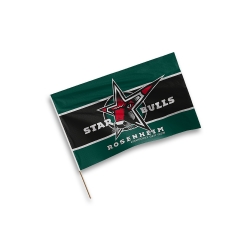 Starbulls - Stabfahne Block - Logo - 40x60cm