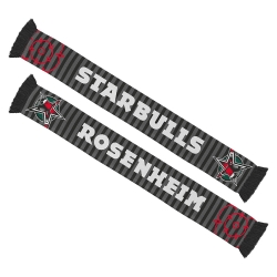 Starbulls - Fan Schal - grau gestreift