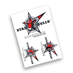 Starbulls - Sticker Set - 3er 21x15cm