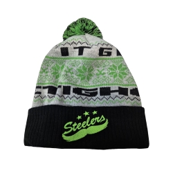 Steelers - Movember Beanie - mit Bommel
