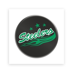 Steelers - Doming Aufkleber - Logo - 45mm