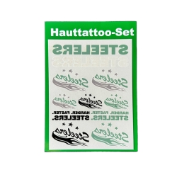 Steelers - Hauttattoo-Set