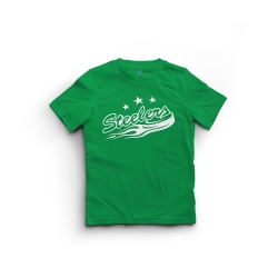 Steelers - Kinder T-Shirt - grün - Logo - Gr: 7-8