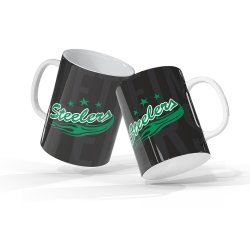 Steelers - Fan Tasse - Logo - grau