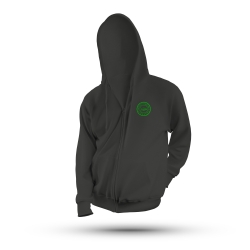 Steelers - Zip-Hoodie dunkelgrau - Neon Logo - Gr: XL
