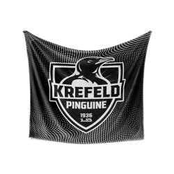 Krefeld Pinguine - Kuscheldecke - Logo - 150x170cm