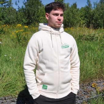 Steelers - Zip Hoody Winter - Offwhite - Logo - Gr: M