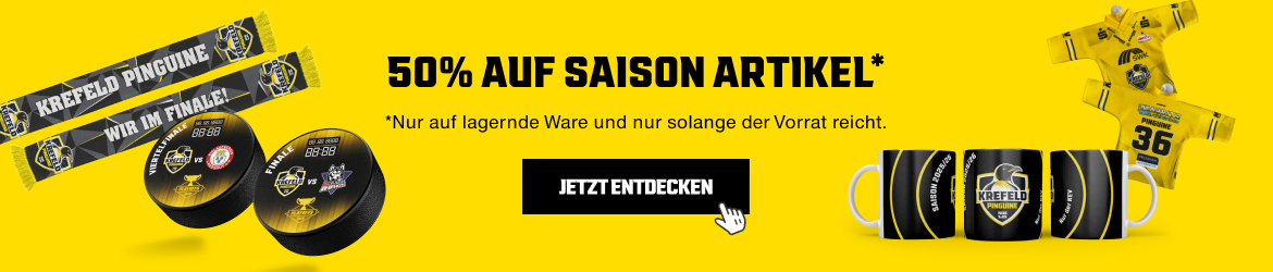 50% auf Saison Artikel